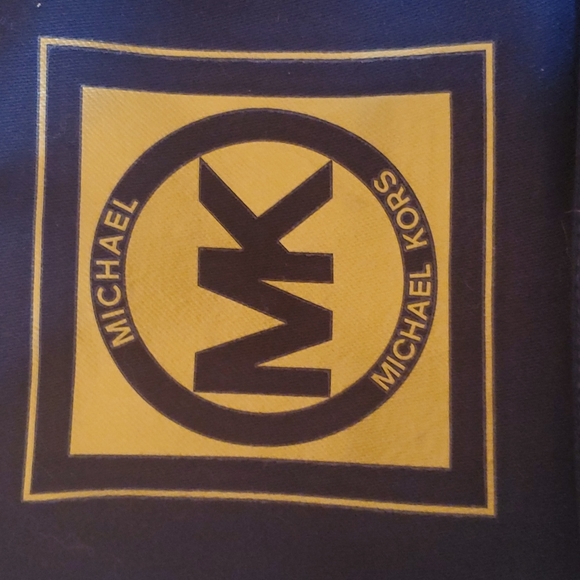 Michael Kors Cropped Blue Jacket Gold Buttons Casual Pockets - Picture 5 of 7